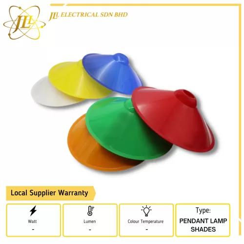 SL103 PENDANT LAMP SHADES ONLY W/O HOLDER [GREEN/RED/BLUE/WHITE/YELLOW/ORANGE]