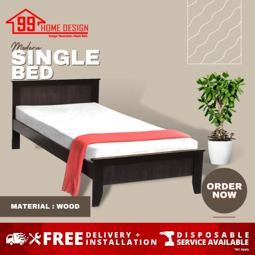  BD2331 WOOD SINGLE BEDFRAME