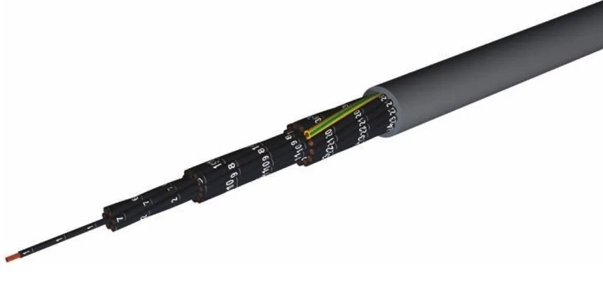  529-453 - CAE Groupe CAELIFLEX Actuator/Sensor Cable, 19 Cores, 1 mm2, Unscreened, 50m, Grey PVC Sheath, 16 AWG
