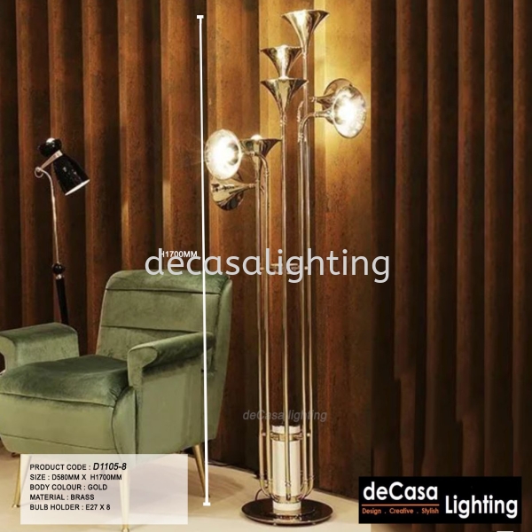 Modern Trumpet Floor lamp (1105) Designer Floor Lamp FLOOR LAMP Selangor, Kuala Lumpur (KL), Puchong, Malaysia Supplier, Suppliers, Supply, Supplies | Decasa Lighting Sdn Bhd