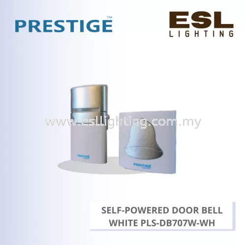 PRESTIGE SELF-POWERED DOOR BELL (WHITE) PLS-DB707W-WH
