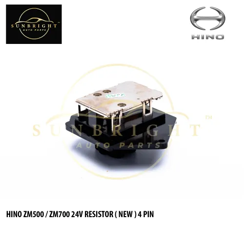 RESHZM5 - HINO ZM500 / ZM700 24V RESISTOR ( NEW ) 4 PIN - YL-7778 / MAX-140131