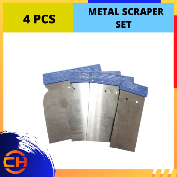 METAL SCRAPER SET [4 PCS]