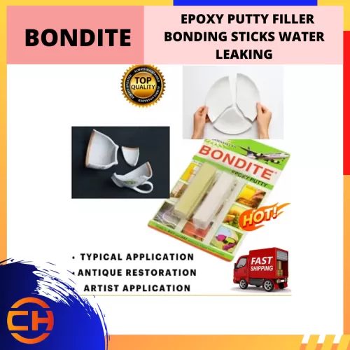 BONDITE EPOXY PUTTY FILLER BONDING STICKS WATER LEAKING