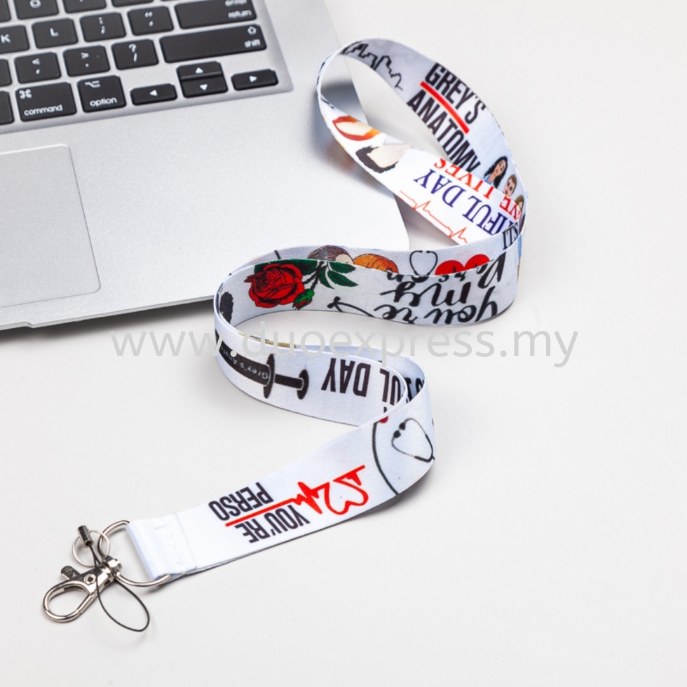 Custom Lanyard Printing + ID Holder