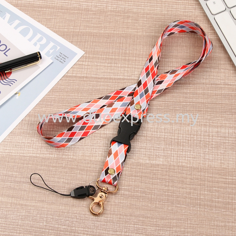 Custom Lanyard Printing + ID Holder