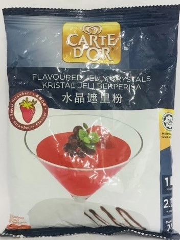 CARTE D'OR JELLY STRAWBERRY 440G 水晶遮里粉