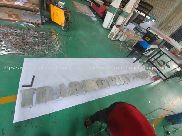 aluminium box up 3d base and lettering  Aluminum Big 3D Box Up Lettering Sigange Kuala Lumpur (KL), Malaysia Pembinaan, Pasang, Pembekal | Great Sign Advertising (M) Sdn Bhd