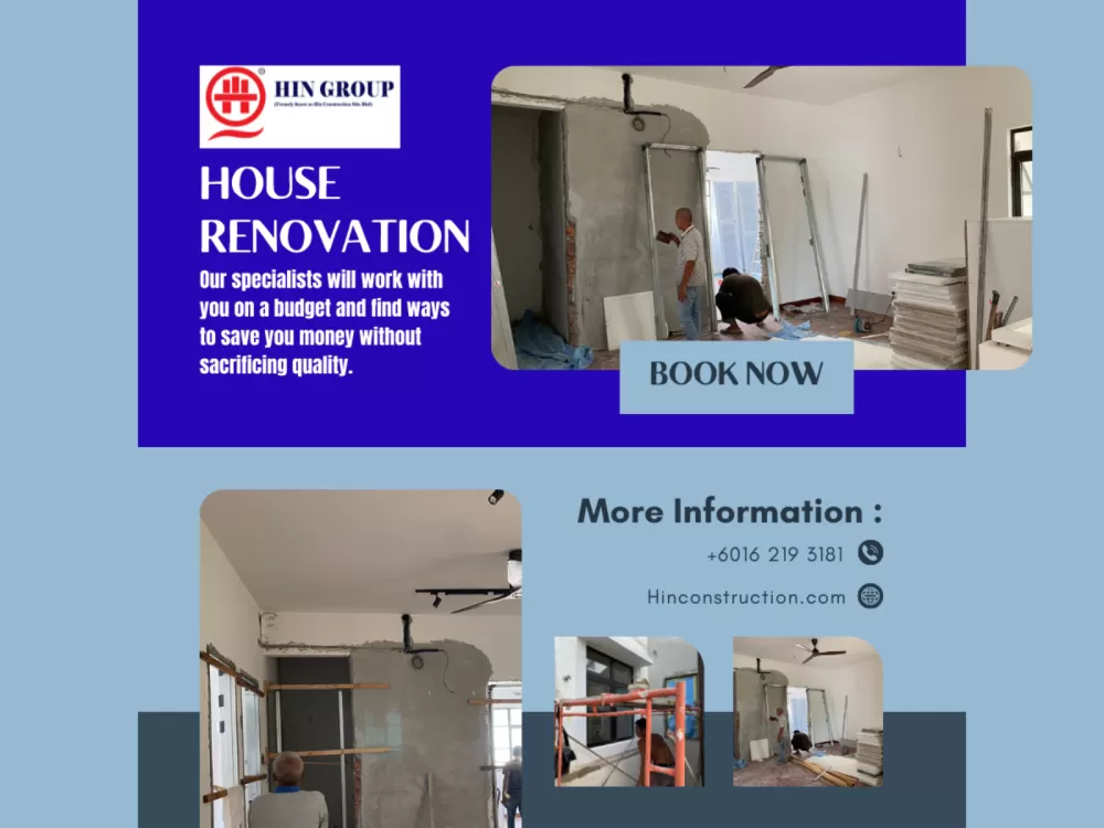 Bangi : No.5 House Renovation Contractors Near Me Now!