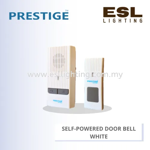 PRESTIGE WIRELESS DOOR BELL (WHITE) PLS-DB606W-WH