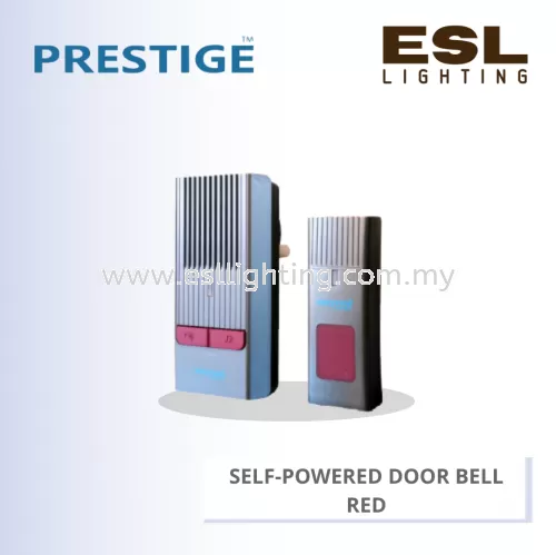 PRESTIGE WIRELESS DOOR BELL (RED) PLS-DB606W-RED