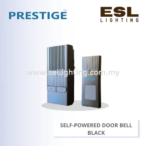 PRESTIGE WIRELESS DOOR BELL (BLACK) PLS-DB606W-BK