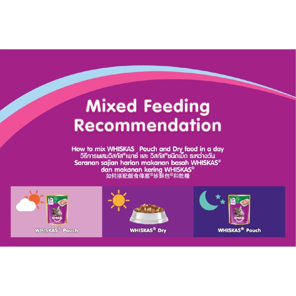 Whiskas 1+ Wet Food Mackerel 400g