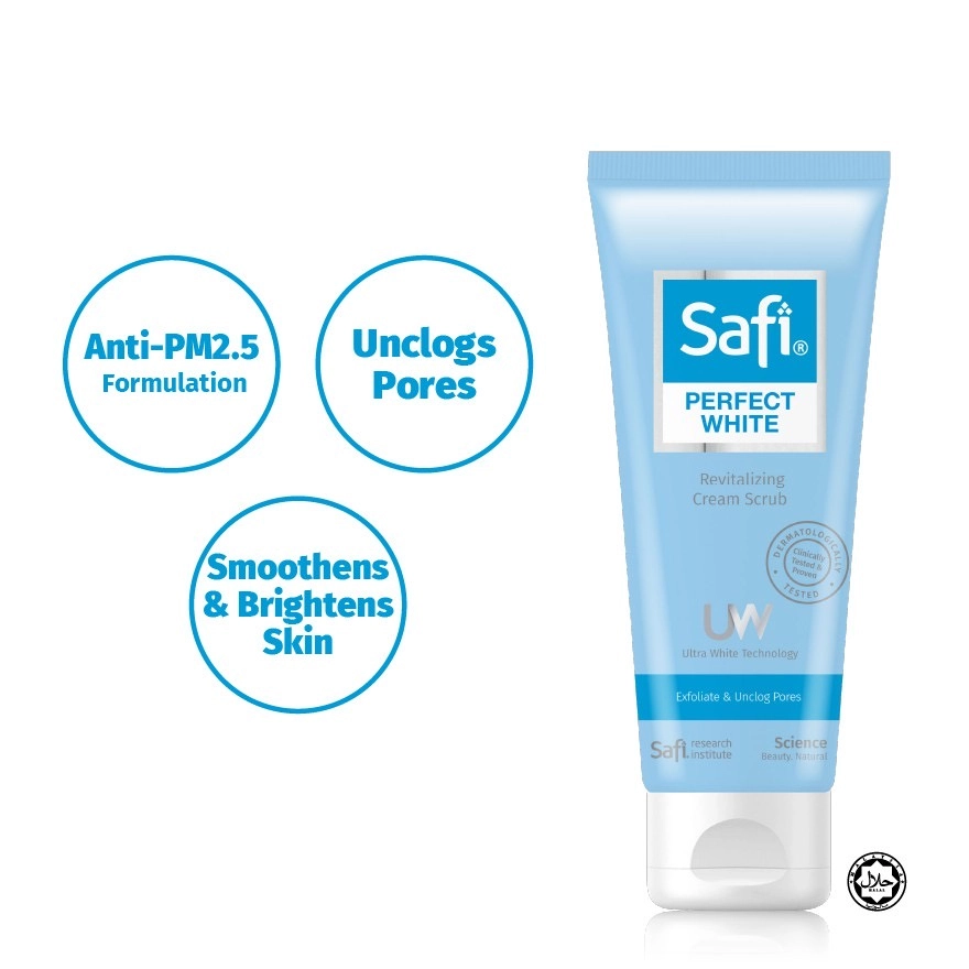 SAFI PERFECT WHITE REVITALIZING CREAM SCRUB - 100g