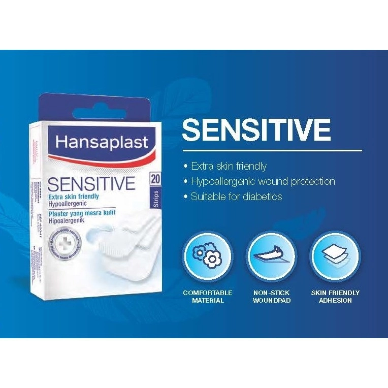 Hansaplast Plasters - Sensitive (20'S / 5'S XL / 5'S XXL)