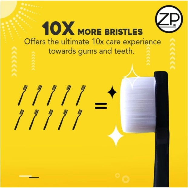 ZP Zennlab Pharmasen Toothbrush 1's (10,000 micro ultra soft bristle) - Accupro