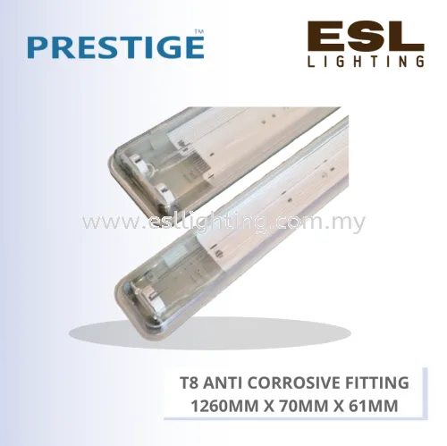 PRESTIGE T8 ANTI CORROSIVE FITTING PLS-1XT84F-LED 1260MM X 70MM X 61MM