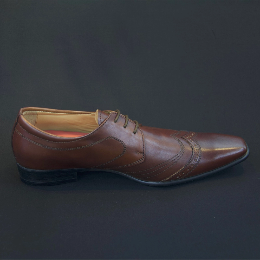 Calfskin Leather Shoes for Men