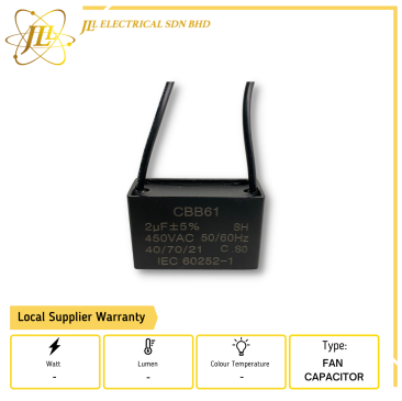 CBB61 2UF 450V FAN CAPACITOR