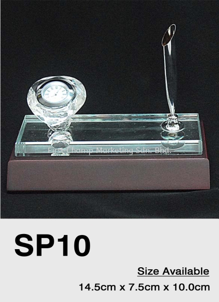 SP10 Special Promotion Exclusive Premium Crystal Paperweight penholder cardholder Malaysia Pen Holder Penang, Malaysia, Butterworth Supplier, Suppliers, Supply, Supplies | FIRST CHAMP MARKETING SDN BHD