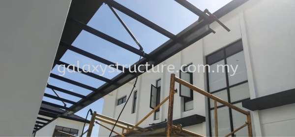 To fabrication,supply and install pergola awning hanging with ceiling panel - Puncak Alam  Panel Komposit Aluminium Selangor, Malaysia, Kuala Lumpur (KL), Shah Alam Supplier, Suppliers, Supply, Supplies | GALAXY STRUCTURE & ENGINEERING SDN BHD