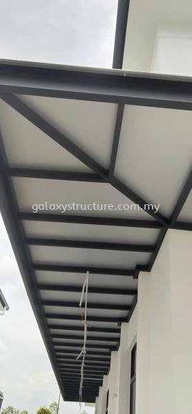 To fabrication,supply and installation pergola awning hanging with ceiling panel - Puncak Alam Aluminum Composite Panel Selangor, Malaysia, Kuala Lumpur (KL), Shah Alam Supplier, Suppliers, Supply, Supplies | GALAXY STRUCTURE & ENGINEERING SDN BHD