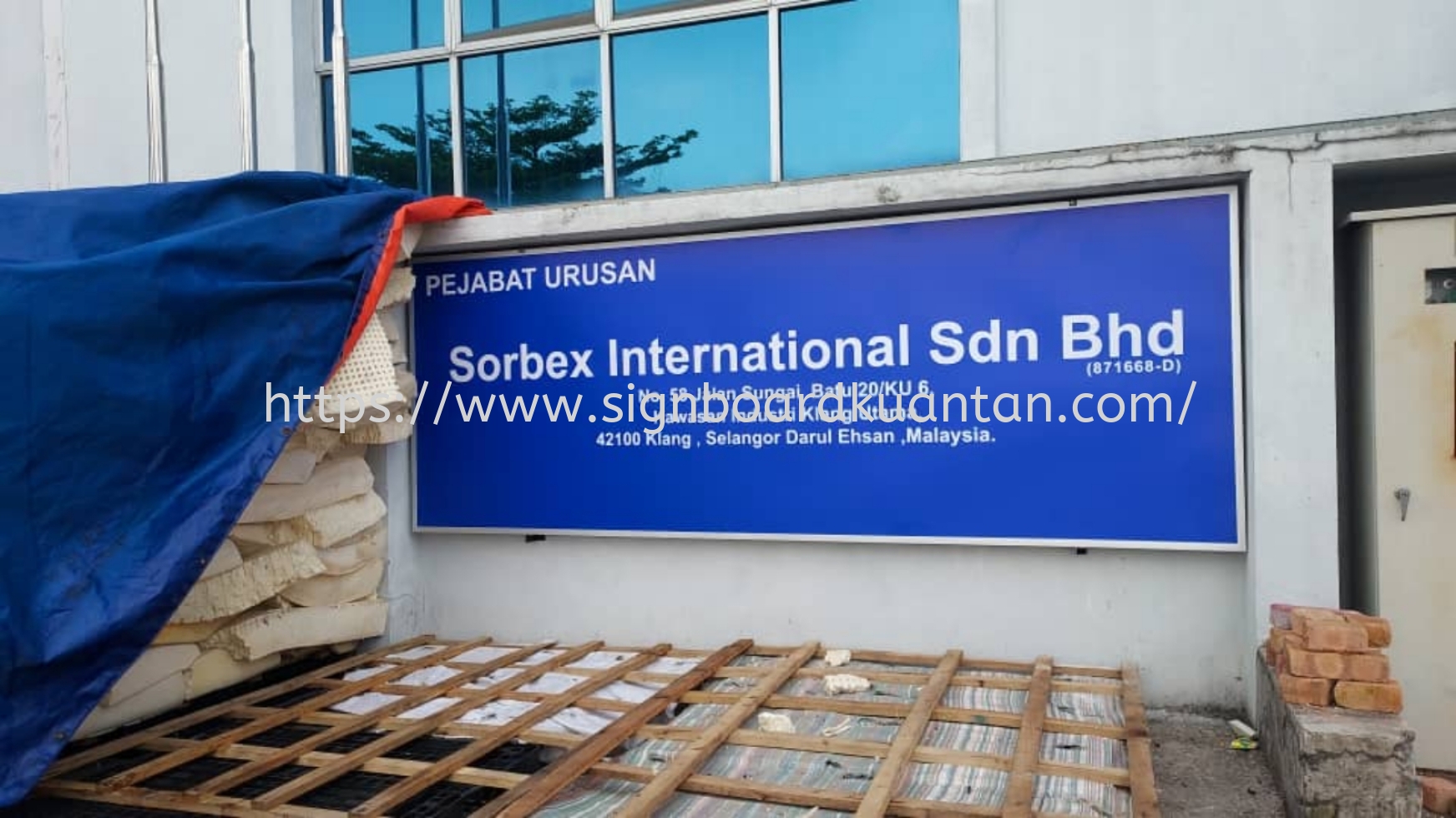 SORBEX INTERNATIONAL GI SIGNAGE SIGNBOARD AT BENTONG 