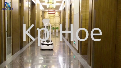 ROBINT food delivery robots are delivering food at Shanghai JW MARRIOTT hotel Supplier & manufacturers | Rockit