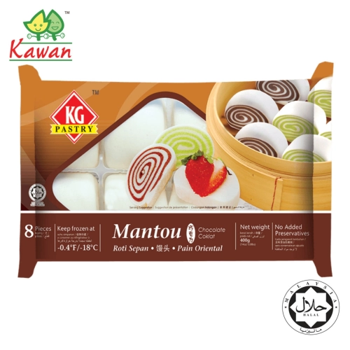 Kawan KG Mantou Chocolate Flavor 8's 400g