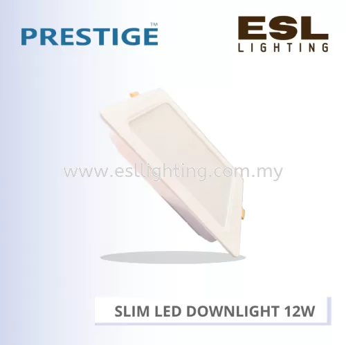 PRESTIGE SLIM LED DOWNLIGHT 12W PPLUSSQ/12/125 SQUARE
