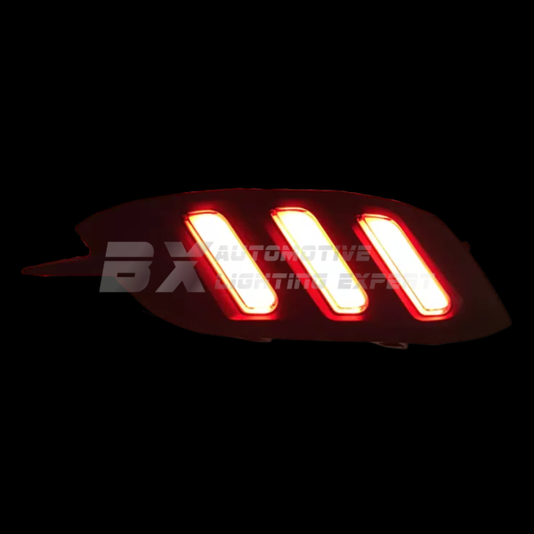 Honda Civic Fc / Tc / Tcp 16-21 - LED Rear Bumper Reflector (Mustang Design) Honda LED Rear Bumper Reflector Johor Bahru (JB), Malaysia, Ulu Tiram Supplier, Retailer, Supply, Supplies | BX Automotive Sdn Bhd