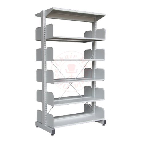Library Rack Double Sided - 5 Level (without Side Panel)
