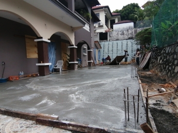 final concreting job