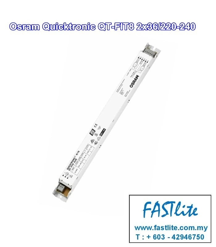 Osram QT-FIT8 2x36/220-240 Electronic Ballast
