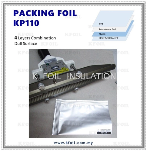 (KP110) Heat Sealable Packaging Foil (110 GSM) Nylon Reinforced (W1.2m)