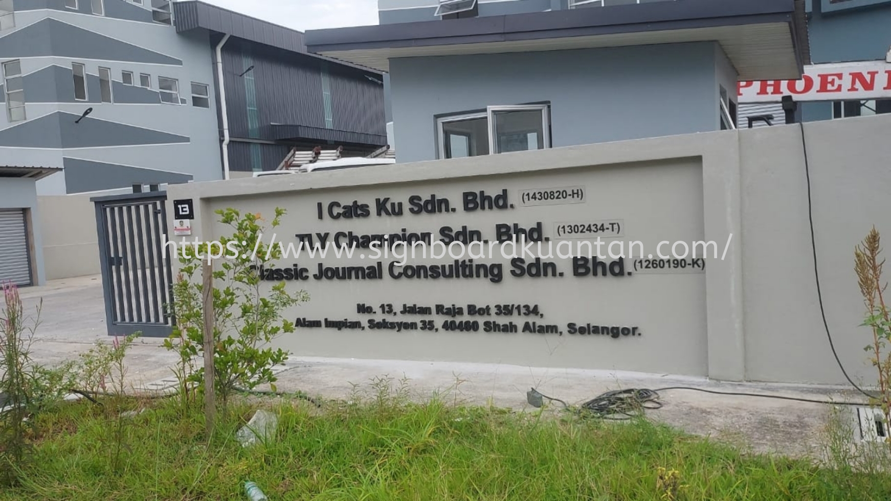 MDL 3D BOX UP LETTERING SIGNAGE SIGNBOARD AT MARAN