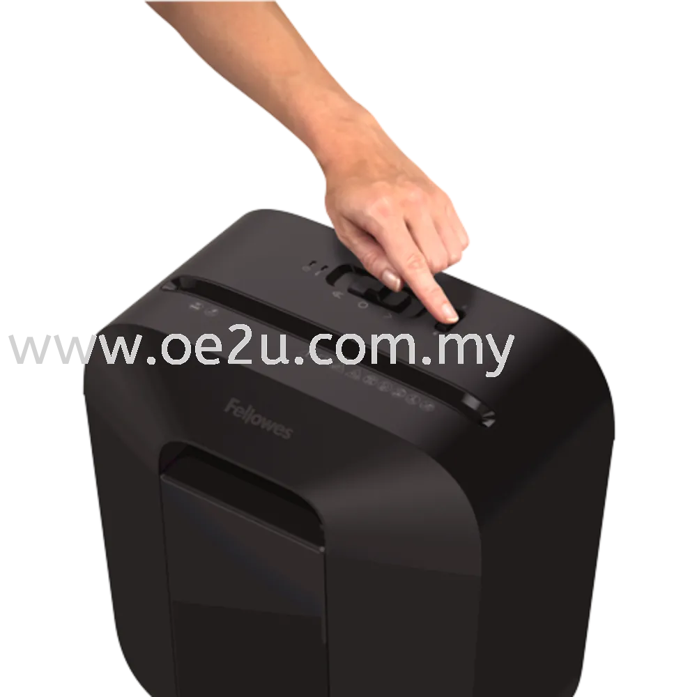 Fellowes LX25 Home/Small Office Cross-Cut Paper Shredder (Shred Capacity: 6 Sheets ; Cross Cut: 4x37mm ; Bin Capacity: 11.5 Liters)