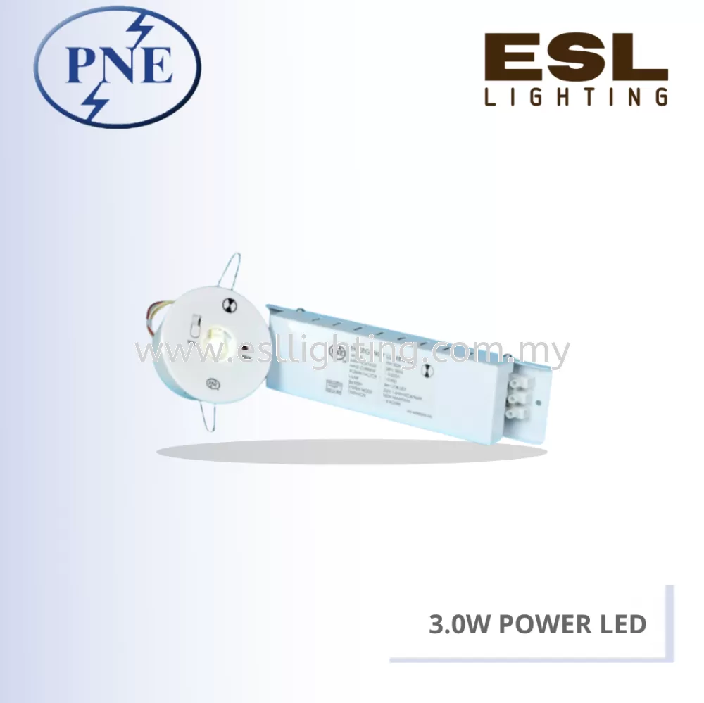 PNE 3.0W POWER LED PTH 322R (SELF-CONTAINED EMERGENCY LUMINAIRES)