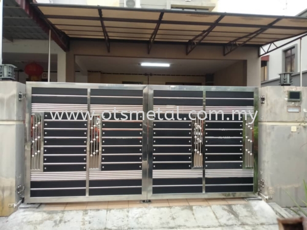 SSG079 Stainless Steel Gate Johor Bahru (JB) Design, Supplier, Supply | OTS Metal Works