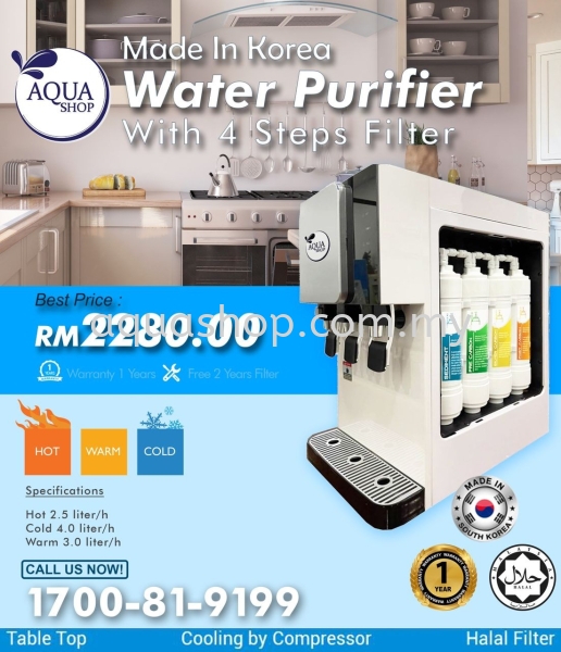 AQ- K3-2905 Table Top Water Purifier Water Purifier ( PIPE IN SYSTEM ) Selangor, Malaysia, Kuala Lumpur (KL), Ampang Supplier, Suppliers, Supply, Supplies | Aqua Shop (M) Sdn Bhd