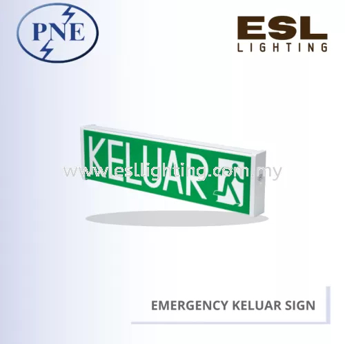 PNE EMERGENCY KELUAR SIGN PEX-215LED (SELF-CONTAINED EMERGENCY KELUAR SIGN)