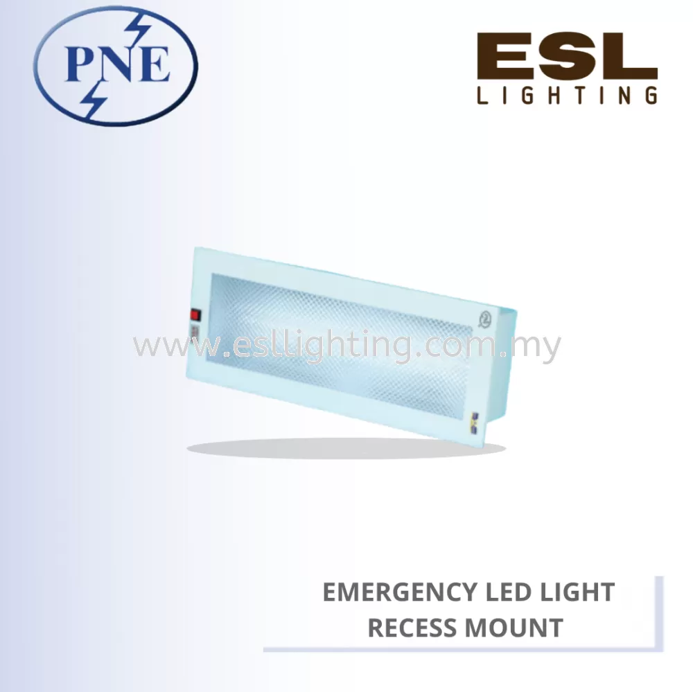 PNE EMERGENCY LIGHT PEL-28R-LED RECESS MOUNT (SELF-CONTAINED EMERGENCY LUMINAIRE SUPER BRIGHT LED)