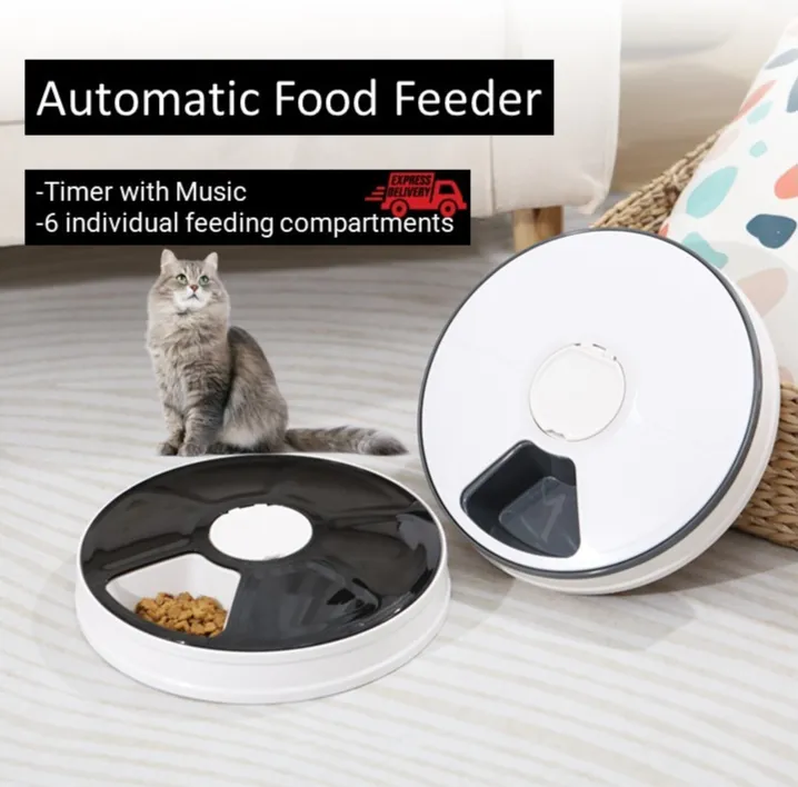 Automatic Food Feeder For Pets With Timer&Music/Pet Feeder/Pet Food Dispenser 