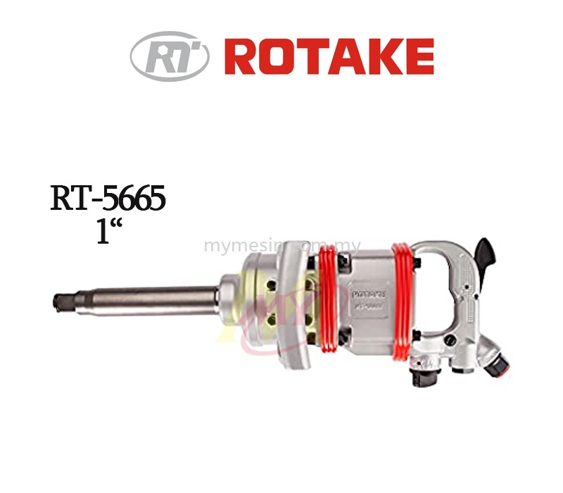 Rotake RT-5665 1" Air Impact Wrench - 2300NM (M38) [Code: 10009]