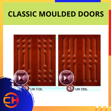 CLASSIC MOULDED DOORS UM 71DL UM 72DL  [67"X83" / PAIR]