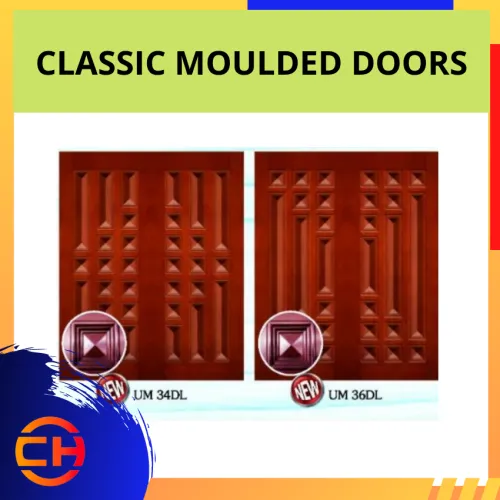 CLASSIC MOULDED DOORS UM 34DL UM 36DL [67"X83" / PAIR]