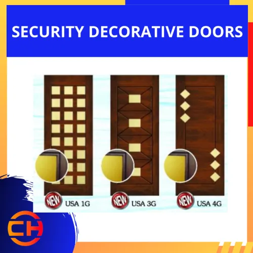 SECURITY DECORATIVE DOORS USA 1G USA 3G USA 4G