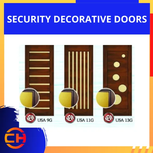 SECURITY DECORATIVE DOORS USA 9G USA 11G USA 13G