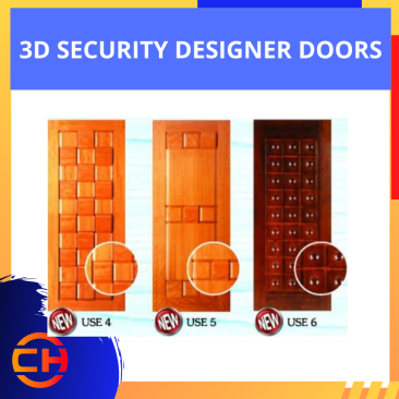 3D SECURITY DESIGNER DOORS USE 3 USE 5 USE 6