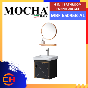 MOCHA 6 IN 1 BATHROOM FURNITURE SET MBF 65095B-AL